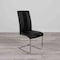 Global Furniture Usa Contemporary Fabric, PU D915 2 Black Dining Chairs 2971 - alternate 2